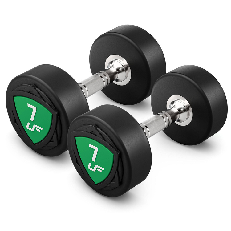 Set polyurethaan halters 1-10kg (stappen van 1 kg) 110 kg + Halterrek UR-S005 - UpForm