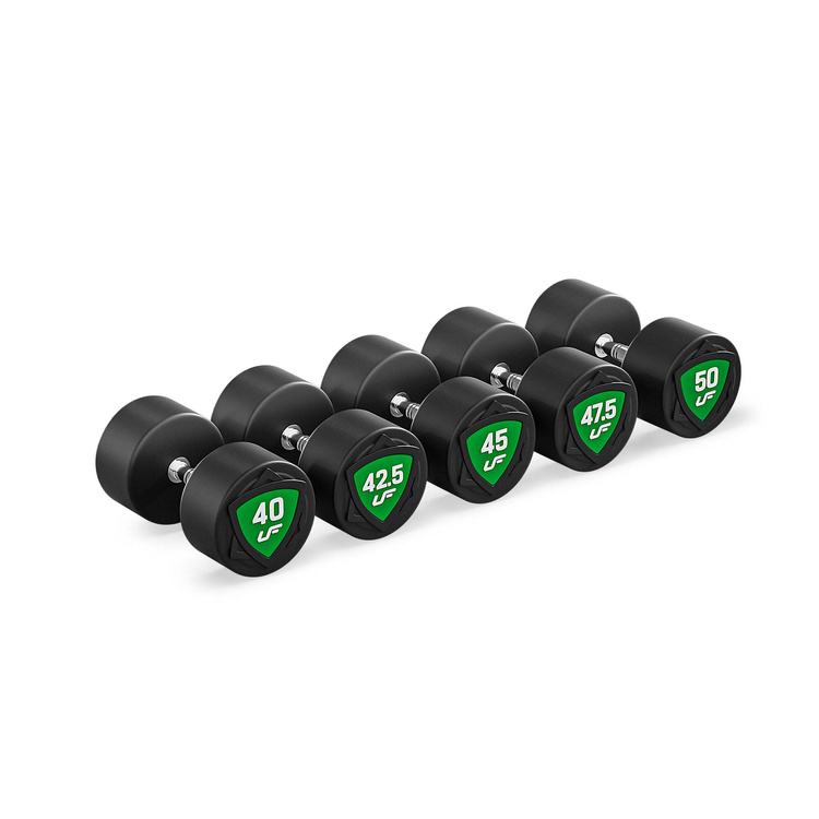 Set polyurethaan halters 40-50 kg (stappen van 2,5 kg) 450 kg - UpForm