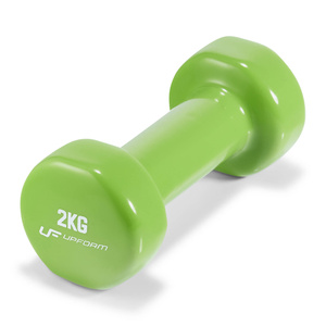 Vinyl fitness halterset 12 kg met standaard – UpForm