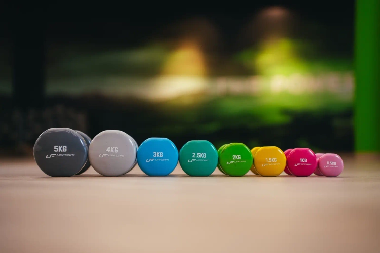 Vinyl halterset (8 stuks) 19.5 kg - UpForm