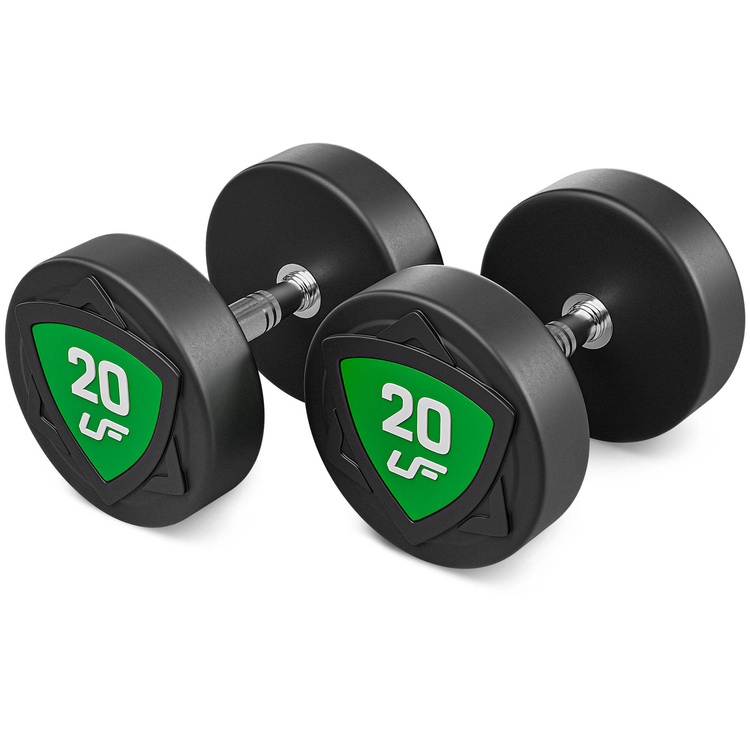 Set polyurethaan halters 2,5-25kg (stappen van 2,5 kg) 275 kg - UpForm