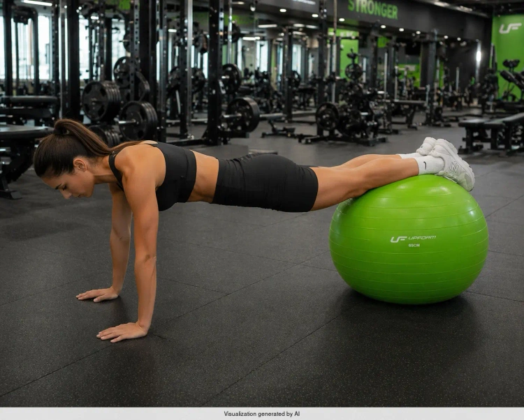 Gymbal 65 cm groen UpForm