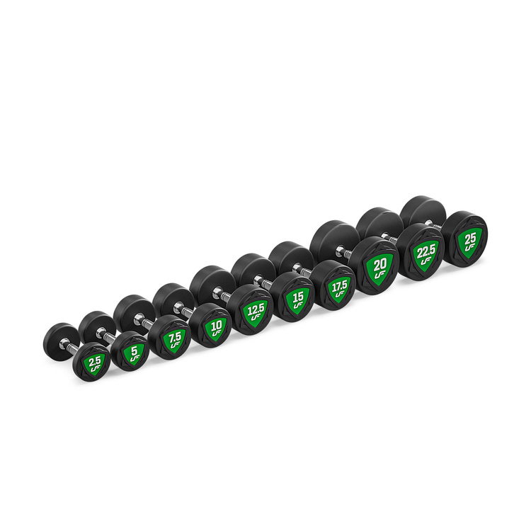 Set polyurethaan halters 2,5-25kg (stappen van 2,5 kg) 275 kg - UpForm