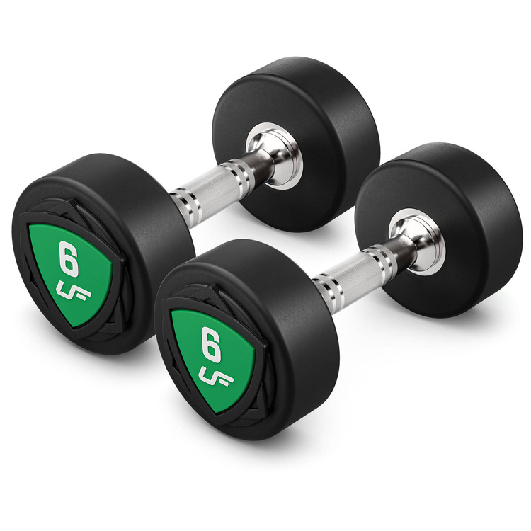 Set polyurethaan halters 1-10kg (stappen van 1 kg) 110 kg + Halterrek UR-S005 - UpForm