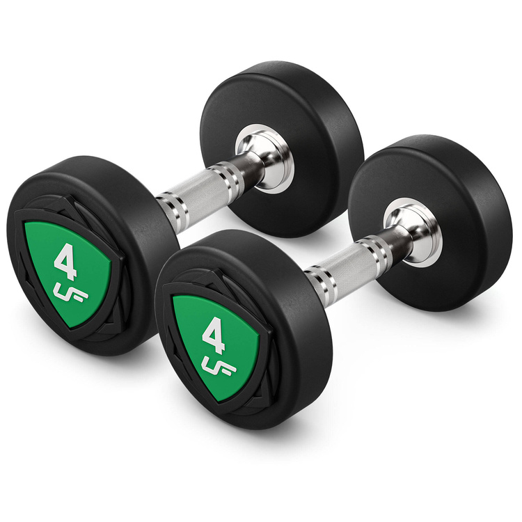 Set polyurethaan halters 1-10kg (stappen van 1 kg) 110 kg + Halterrek UR-S005 - UpForm