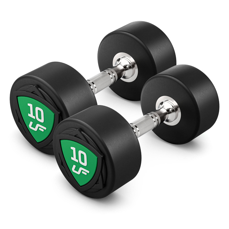 Set polyurethaan halters 1-10kg (stappen van 1 kg) 110 kg + Halterrek UR-S005 - UpForm