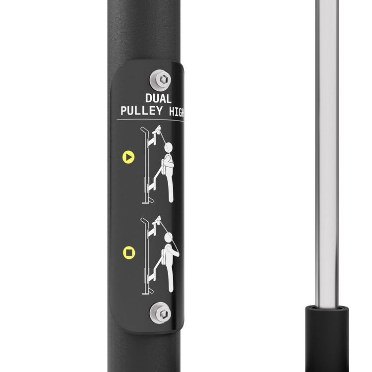 Lat Pull Dual Pulley Hoog UF-005 - UpForm